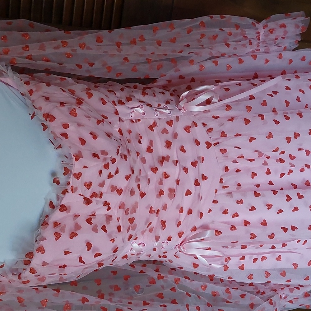 NWT Sugar Thrillz Dolls Kill Pink Heavenly Affair Babydoll Dress Sz 3X - Picture 6 of 15